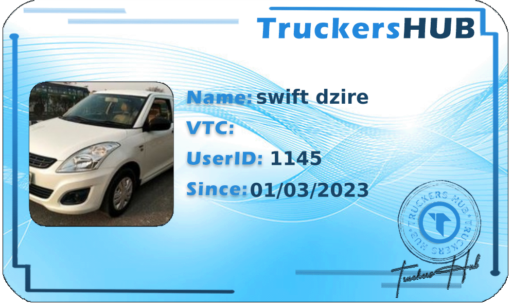 swift dzire License