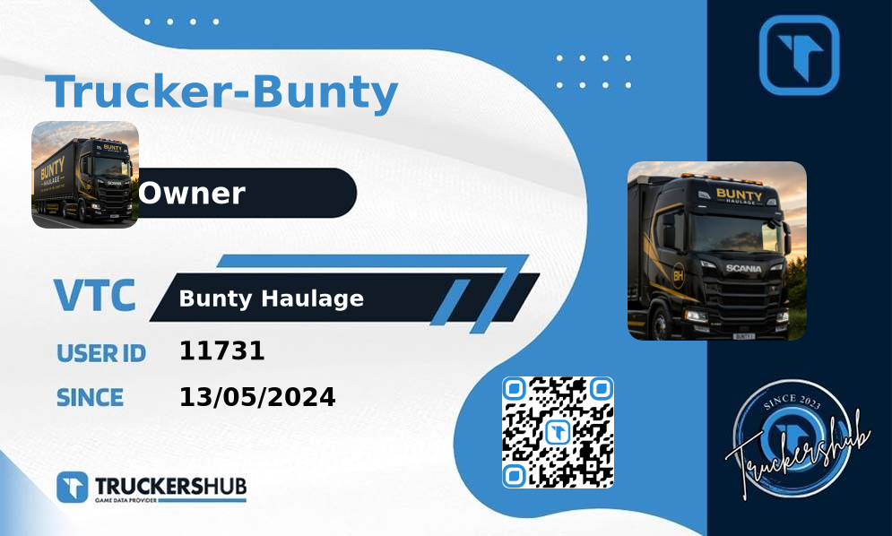 Trucker-Bunty License