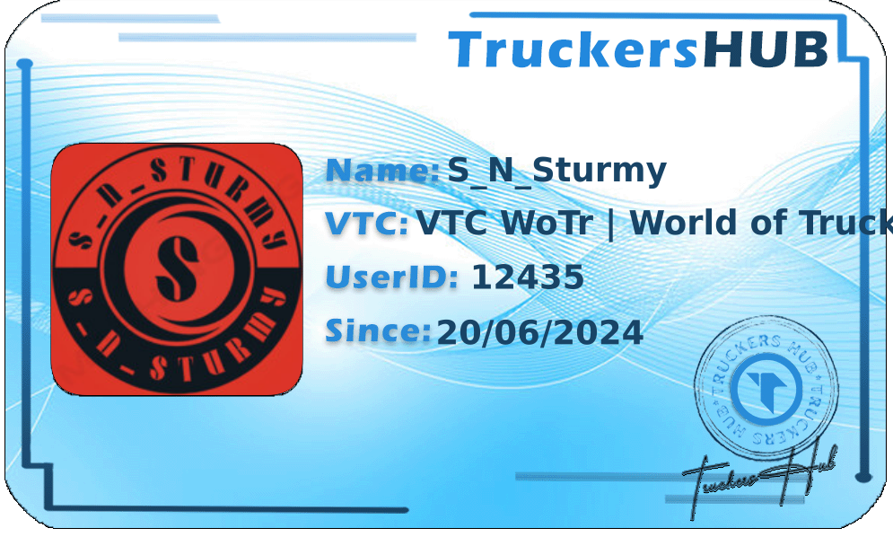 S_N_Sturmy License