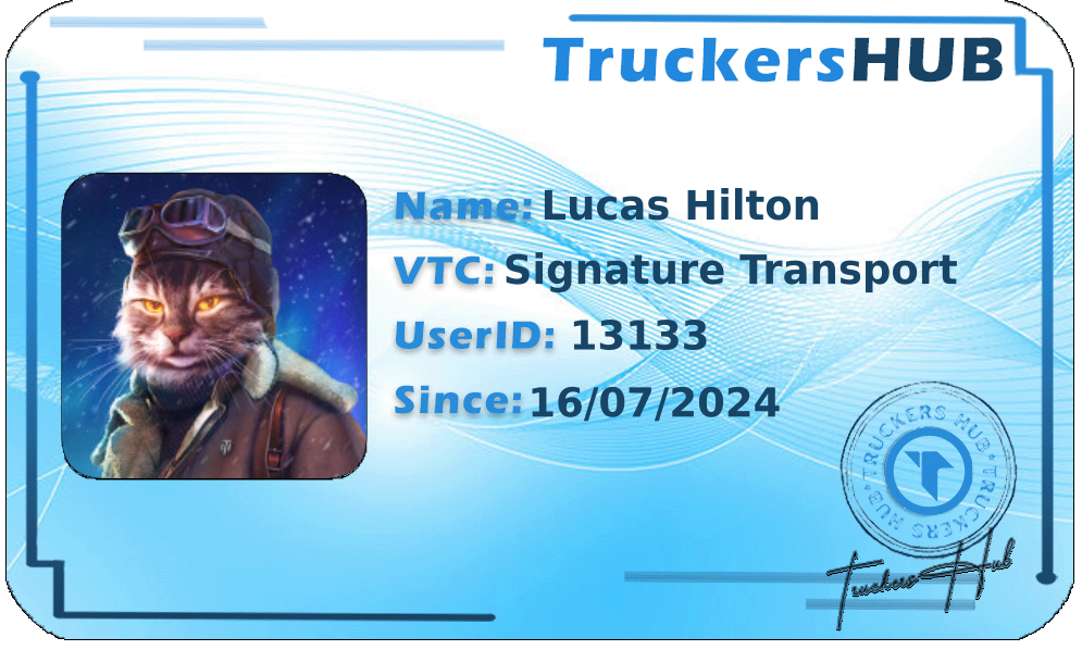 Lucas Hilton License