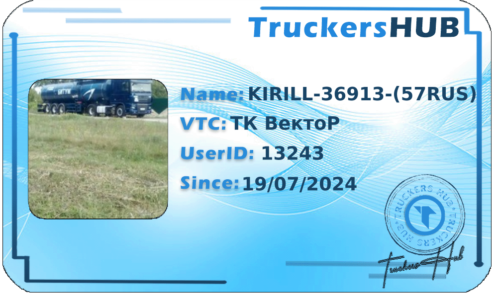 KIRILL-36913-(57RUS) License