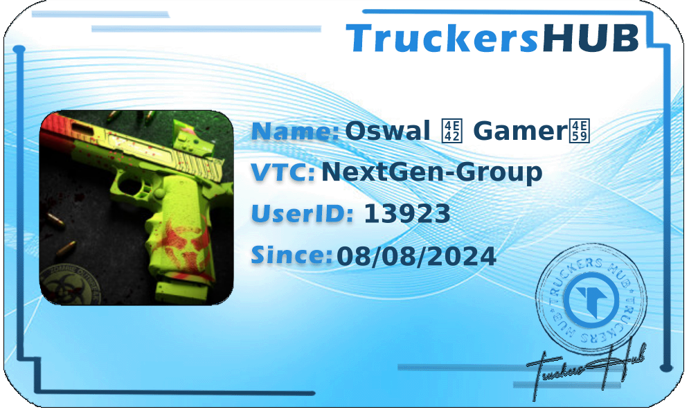 Oswal 乂 Gamer乙 License