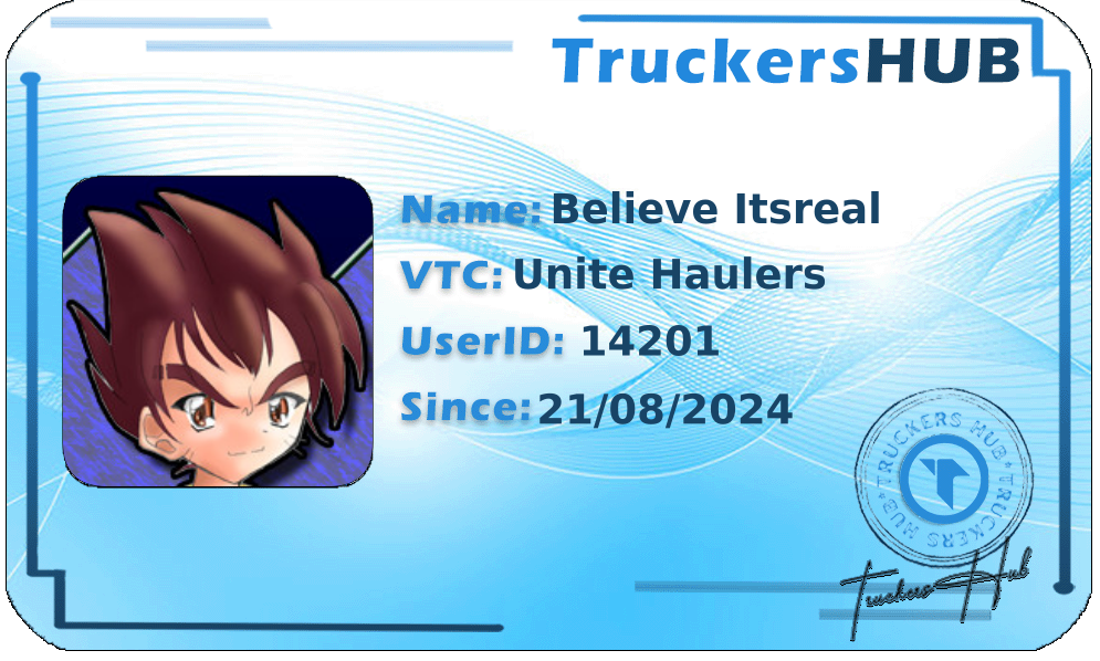 Believe Itsreal License