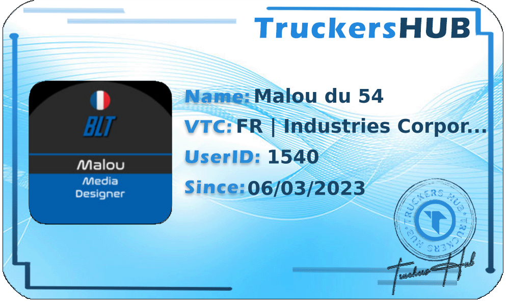 Malou du 54 License