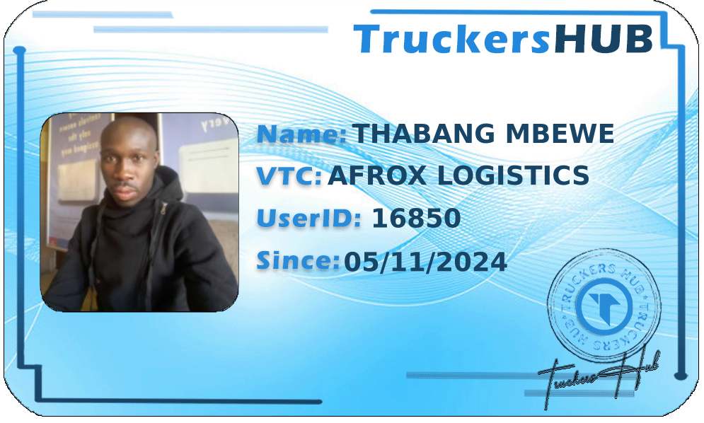 THABANG MBEWE License