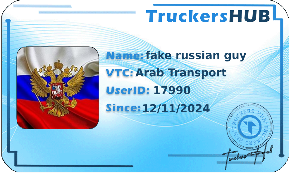 fake russian guy License