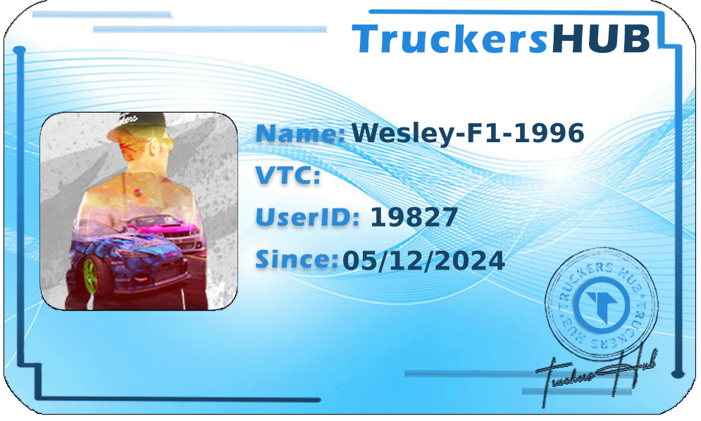 Wesley-F1-1996 License