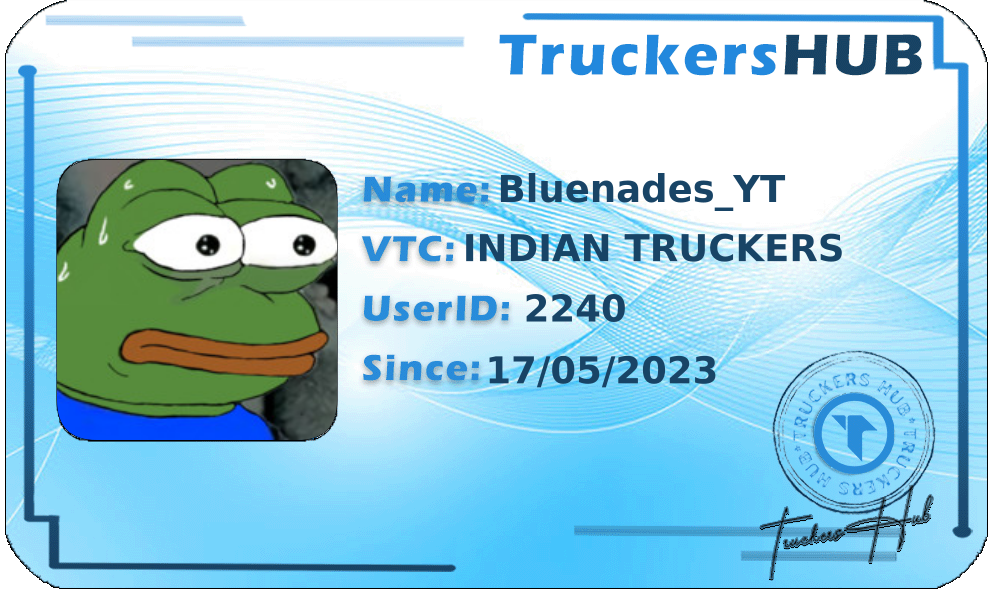 Bluenades_YT License