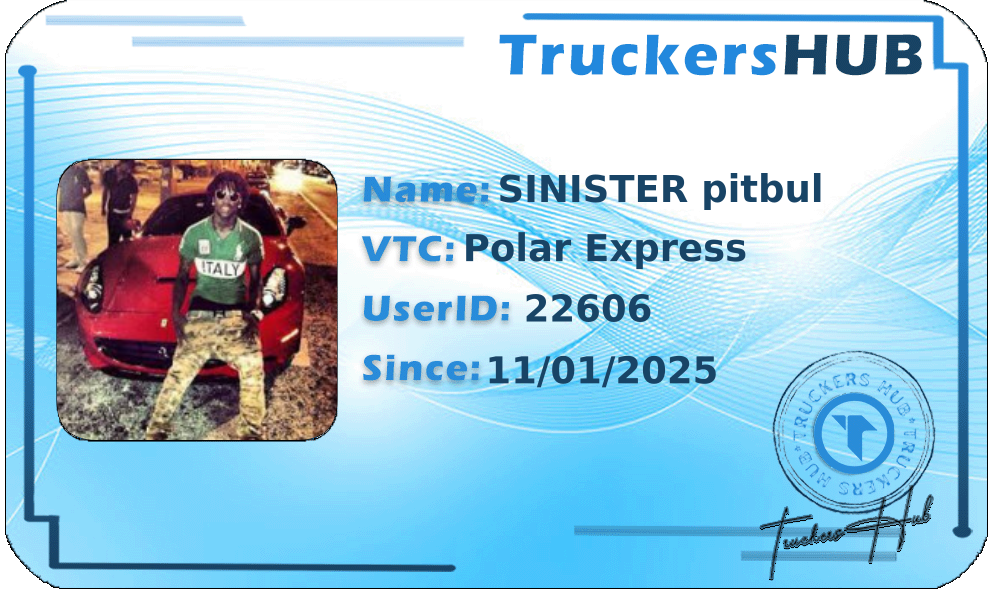 SINISTER pitbul License