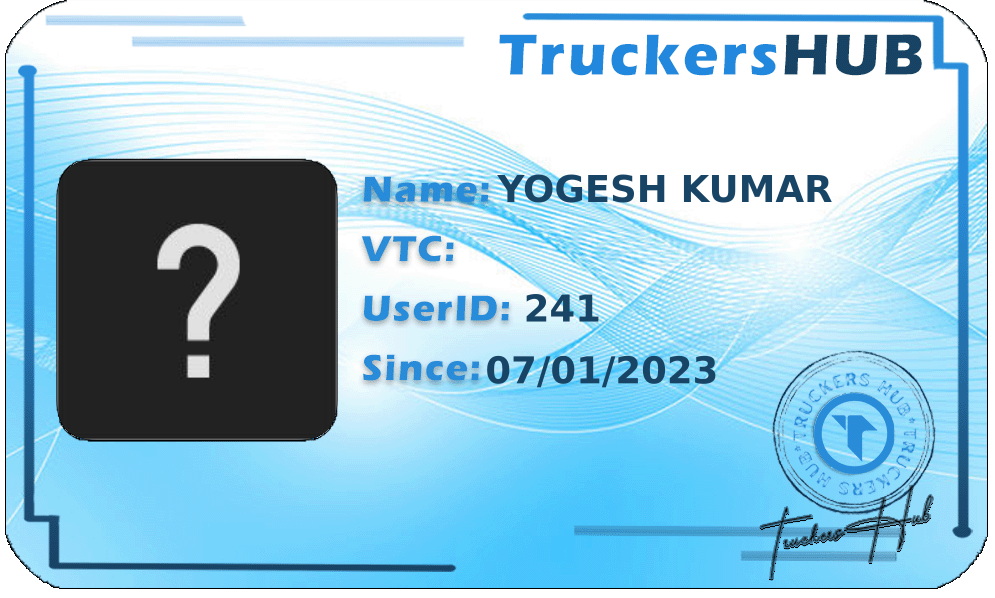 YOGESH KUMAR License