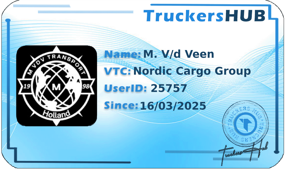 M. V/d Veen License