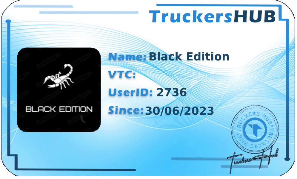 Black Edition License