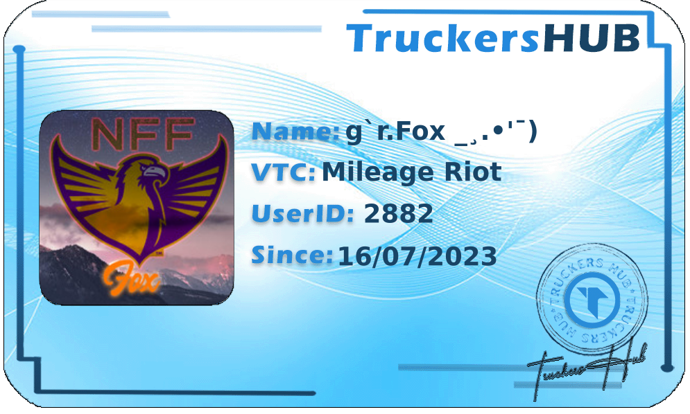 g`r.Fox _¸.•'¯) License