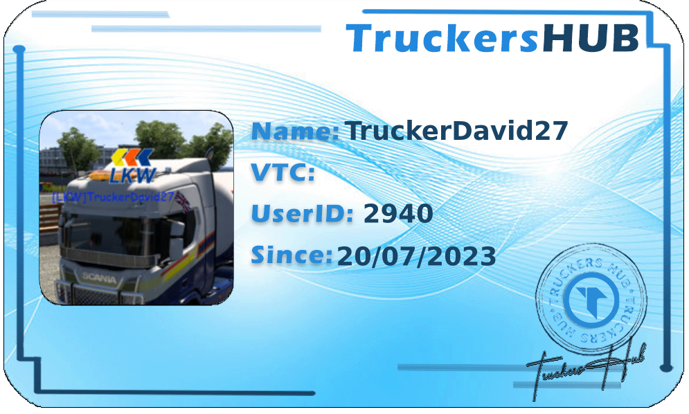 TruckerDavid27 License