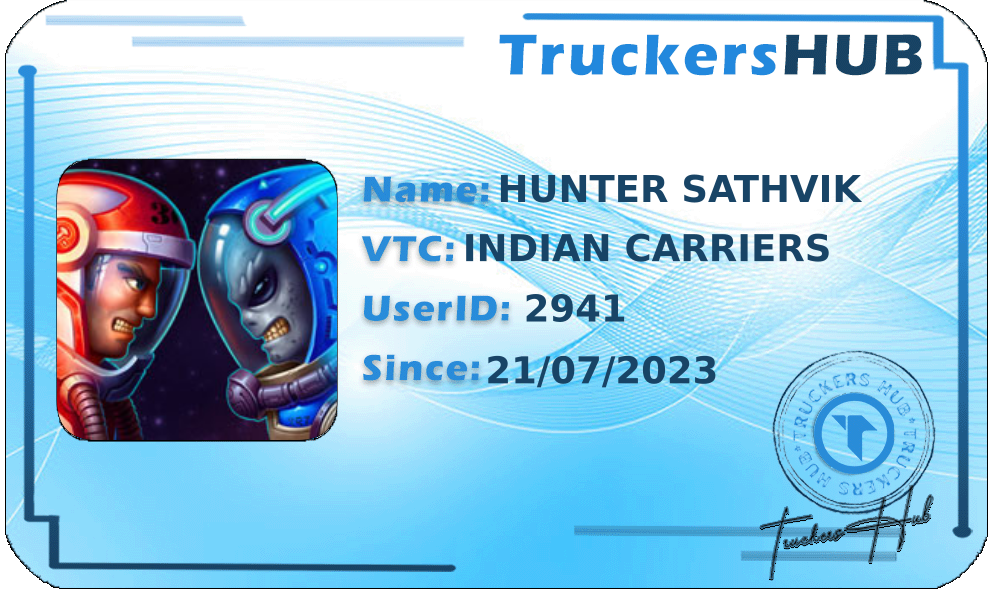HUNTER SATHVIK License