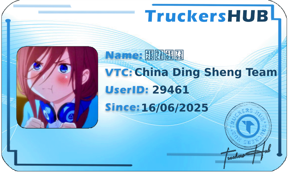 中野三玖 License