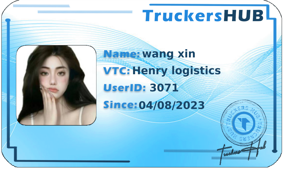 wang xin License