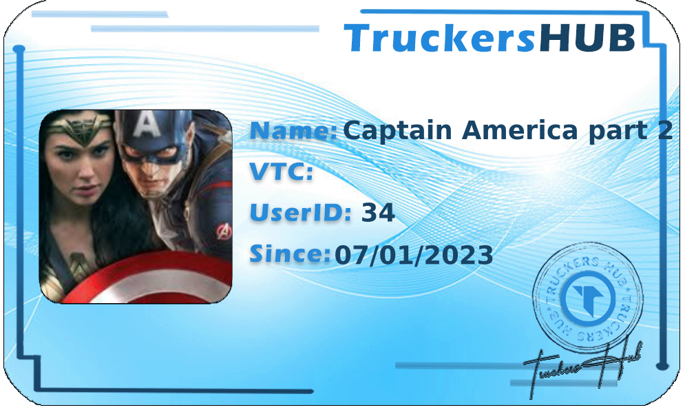 Captain America part 2 License