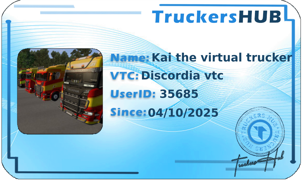 Kai the virtual trucker License