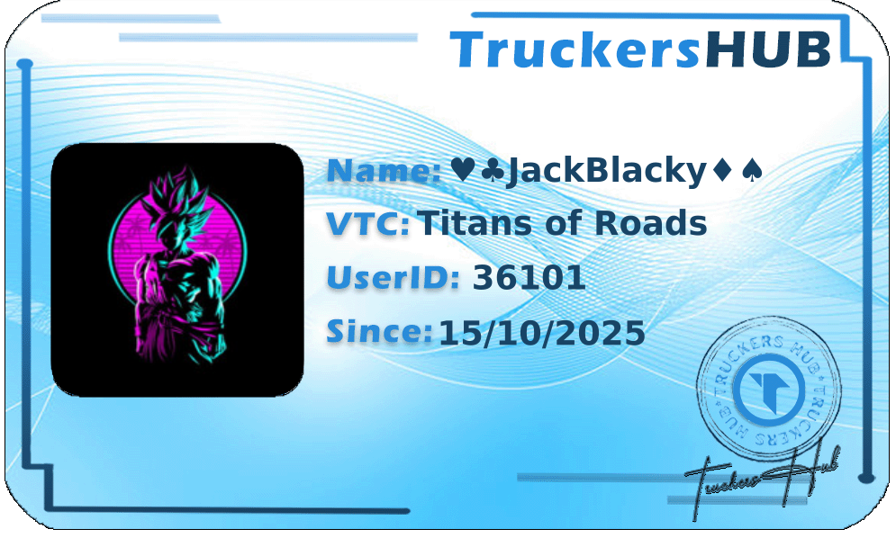 ♥♣JackBlacky♦♠ License