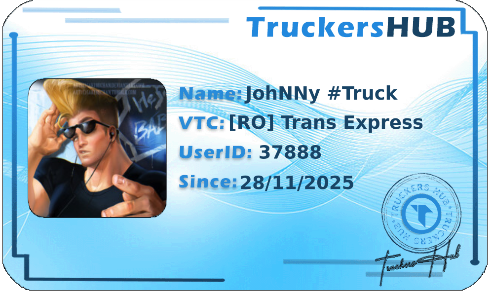 JohNNy #Truck License