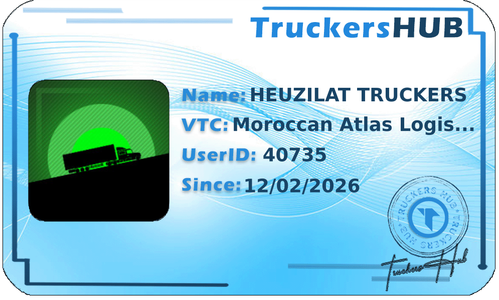 HEUZILAT TRUCKERS License