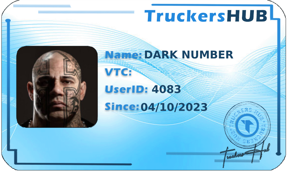 DARK NUMBER License