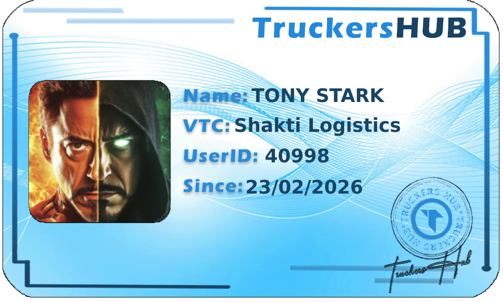 TONY STARK License