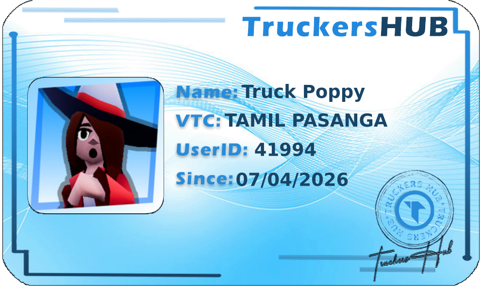 Truck Poppy License