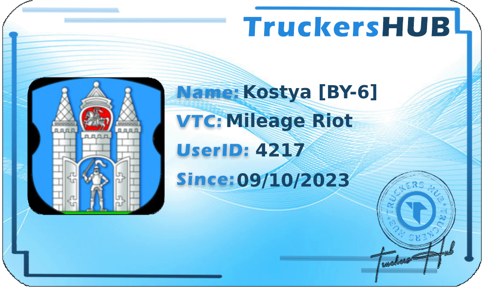 Kostya [BY-6] License