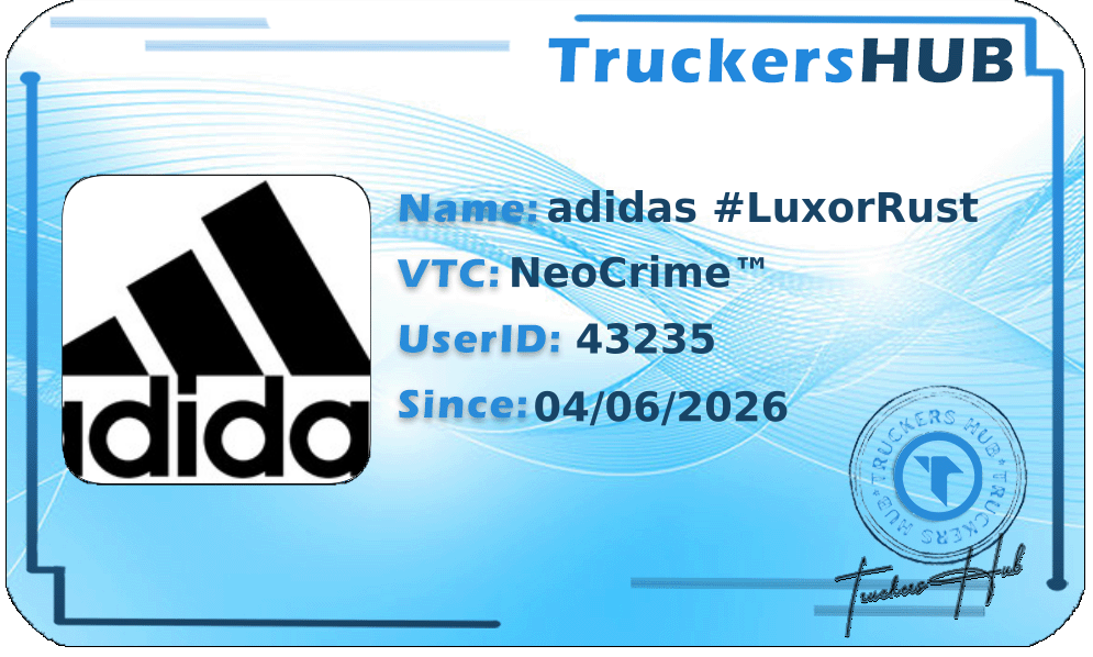 adidas #LuxorRust License