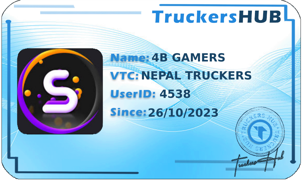 4B GAMERS License