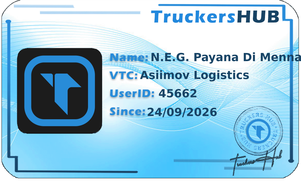 N.E.G. Payana Di Menna License