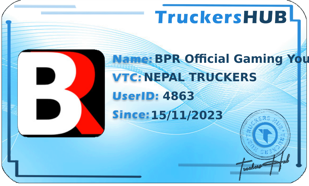 BPR Official Gaming Youtube License