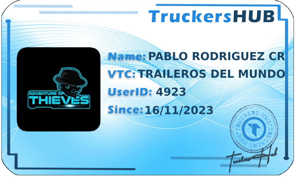 PABLO RODRIGUEZ CR License