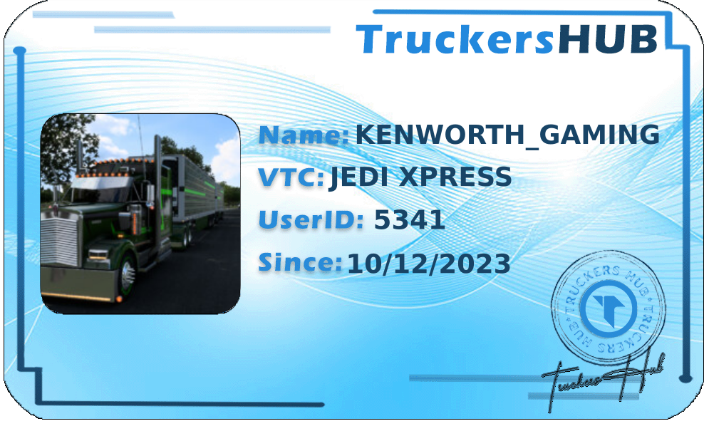 KENWORTH_GAMING License