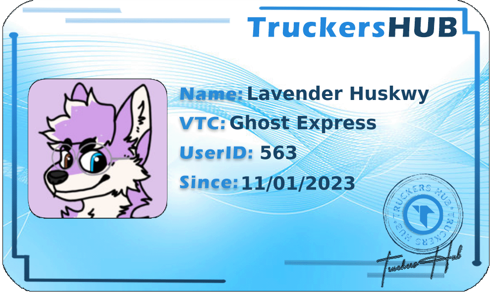 Lavender Huskwy License