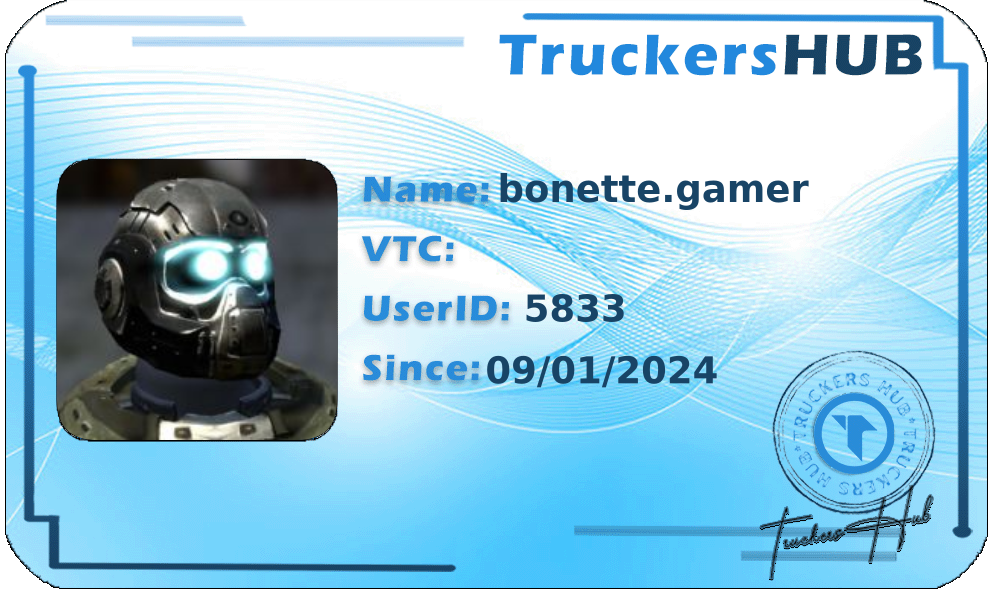bonette.gamer License