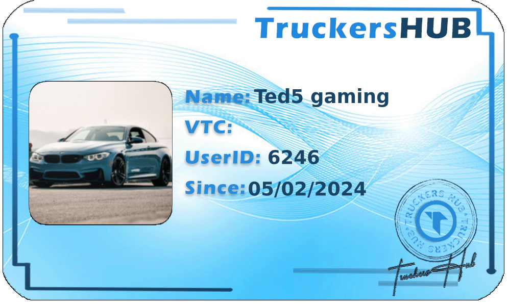 Ted5 gaming License