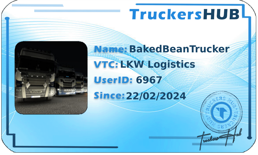 BakedBeanTrucker License