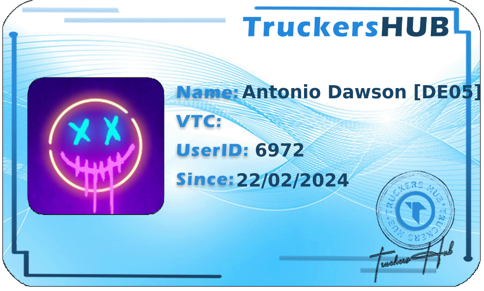 Antonio Dawson [DE05] License