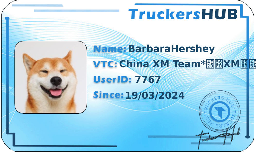 BarbaraHershey License