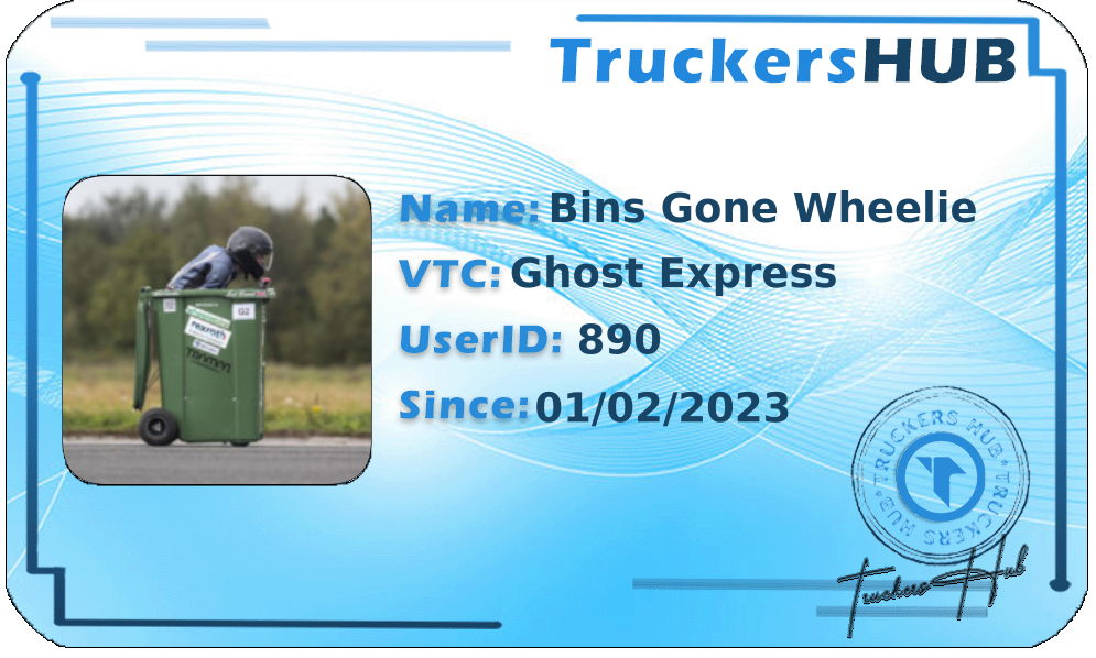 Bins Gone Wheelie License