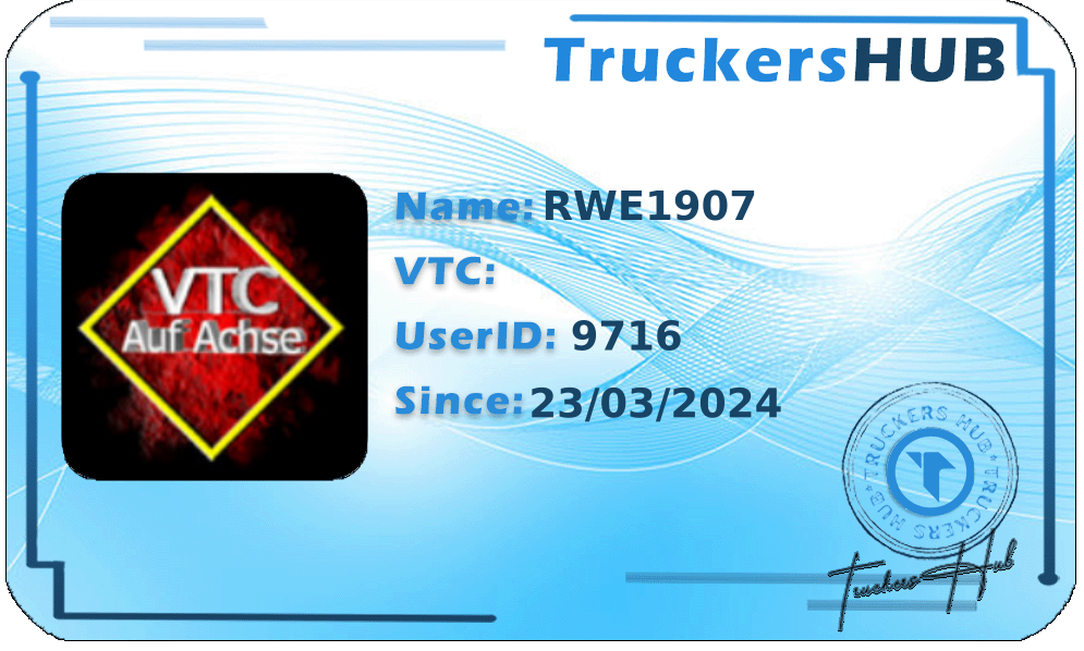 RWE1907 License