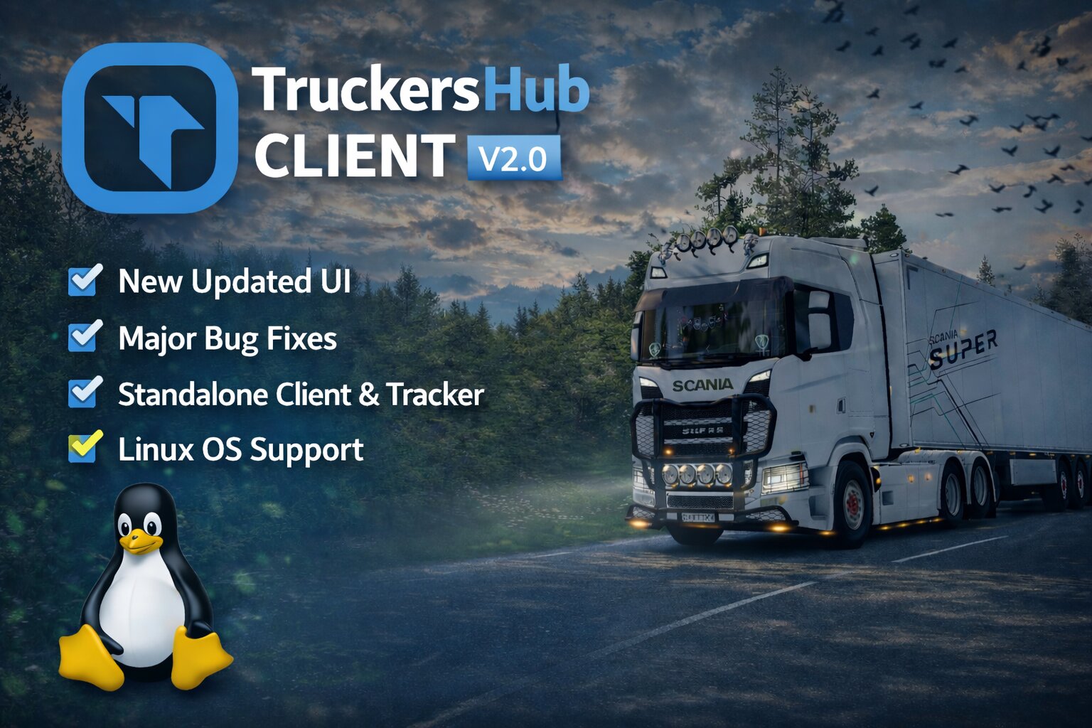 Introducing TruckersHub Client V2.0