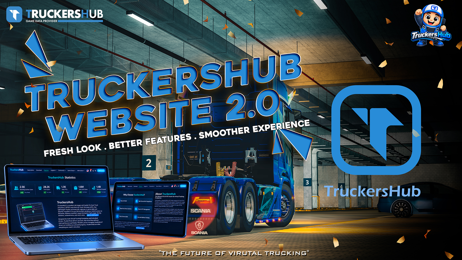 TruckersHub Website Update 2.0 — A New Look, Built With You